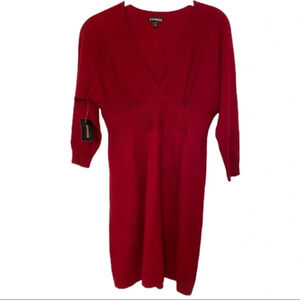 NWT Express Red Sweater Dress